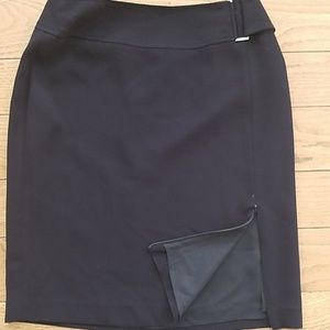 💋💋LOUBEN Midnight Blue  Zip Slit Skirt 💋💋